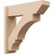 Ekena Millwork 8-in W x 28-in D x 28-in H Balboa Slat Rough Cedar Woodgrain TimberThane Outlooker, Primed Tan OUTUR080X28X28BOA24RCPR - alternate 1
